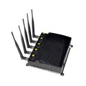 Adjustable 5 Antenna 3G 4G WIMAX Cell Phone Jammer 40M