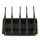 High Power 5 Antenna 3G GSM CDMA DCS PCS Mobile Phone Signal Jammer 40M