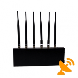 6 Antenna Cell Phone Blocker & Wifi Signal Jammer 20M