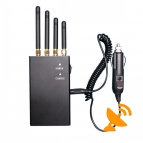 Portable 4 Antenna 4G Wimax 3G 2G Cell Phone Jammer 20M