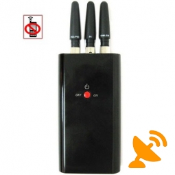 3 Antenna GSM CDMA DCS PHS (3G) Cell Phone Signal Jammer 10M