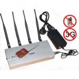 4 Antenna Mobile Phone Signal Jammer with Remote Control 30M