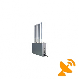 3G GSM CDMA DCS PHS Cell Phone Signal Jammer Blocker - 120M