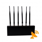 6 Antenna Cell Phone Blocker & Wifi Signal Jammer 20M