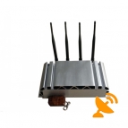 Adjustable 4 Antenna Cell Phone Signal Jammer with Remote Control 40M