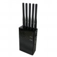 Handheld 5 Antenna Cell Phone Jammer & GPS Blocker & Wifi Jammer with Fan 20M