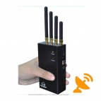 Handheld 4 Antenna Mobile Phone & Wifi Jammer Blocker 20M