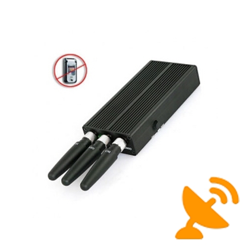 3 Antenna Mini Broad Spectrum Cell Phone Jammer 5M - Click Image to Close