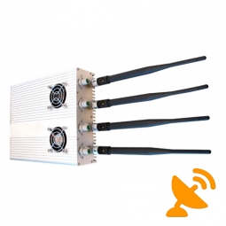 4 Antenna UHF / VHF , CCTV cameras,RFID Jammer 30M