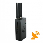 Portable 3 Antenna Cell Phone & Wireless Video & Wifi Jammer Blocker with Cooling Fan 15M