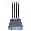 25W High Power 4 Antenna 4G LTE 3G Cell Phone Signal Jammer with Cooling Fan 50M