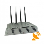 Wall Mounted 4 Antenna Cell Phone Signal Jammer 30M