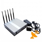 High Power 3G 4G Wimax Mobile Phone Signal Blocker with Remote Control 40M