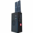 High Power 4 Antenna Portable GPS & Cell Phone Signal Jammer 20M