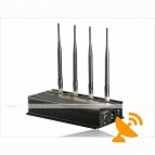 4 Antenna Desktop Mobile Phone Jammer for Car 50M