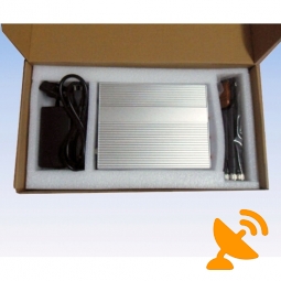 4 Antenna Mobile Phone Jammer with Remote Control 40M