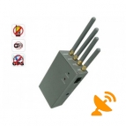 4 Antenna Portable GPS & Wifi & Cell Phone Jammer 15M