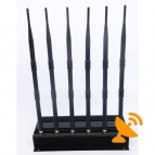 High Power Desktop Cell Phone & GPS & Wifi & VHF & UHF Multifunctional Jammer 40M