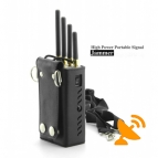 Advanced 4 Antenna Portable 2G 3G Mobile Phone Jammer 20M