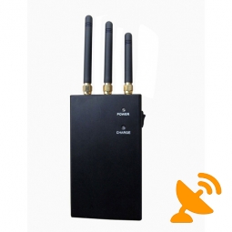 High Power 3 Antenna Portable Cell Phone Signal Jammer 20M