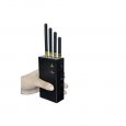 Portable 4 Antenna 4G Lte 3G 2G Cell Phone Jammer 20M