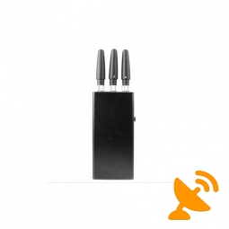 3 Antenna Mini Broad Spectrum Cell Phone Jammer 5M