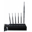 High Power 6 Antenna Cell Phone & Lojack & GPS Multifunctional Jammer 40M