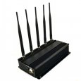 High Power 5 Antenna 3G GSM CDMA DCS PCS Mobile Phone Signal Jammer 40M