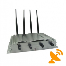 Wall Mounted 4 Antenna Cell Phone Signal Jammer 30M