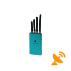 Portable Medium Power GSM 3G CDMA DCS Cell Phone Signal Jammer 10M