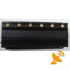 15W High Power 6 Antenna Cell Phone & Wifi & UHF Jammer 40M