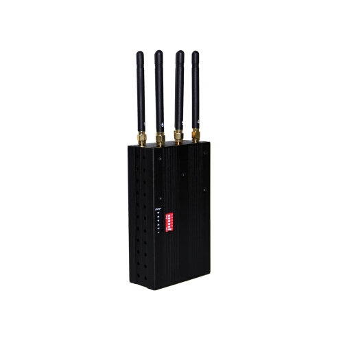 6 Antenna Handheld 4G Cell Phone & WIFI Jammer Multifunctional Jammer 15M