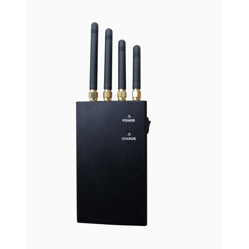 Portable 4 Antenna 4G Lte 3G 2G Cell Phone Jammer 20M