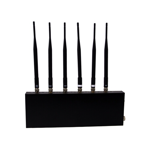 6 Antenna Cell Phone Blocker & Wifi Signal Jammer 20M