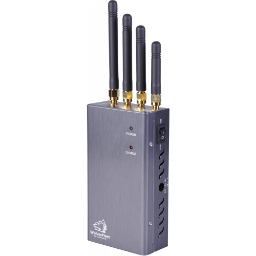 Advanced 4 Antenna Portable 2G 3G Mobile Phone Jammer 20M