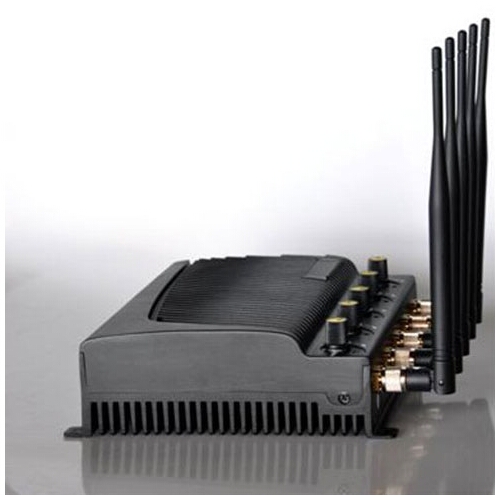 Adjustable 5 Antenna Cell Phone Jammer 3G 4G LTE 40M