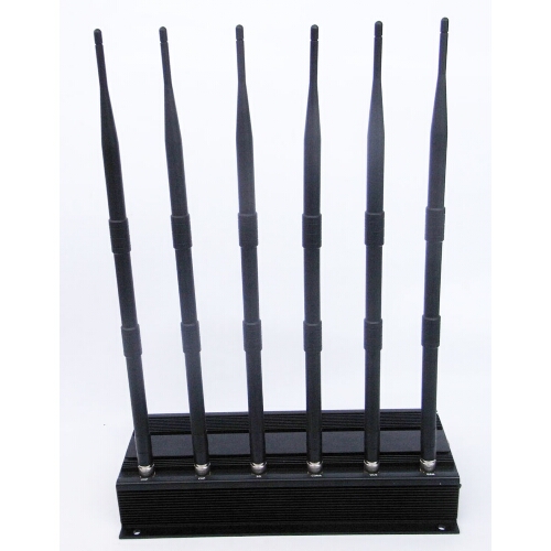 15W High Power 6 Antenna Cell Phone & Wifi & UHF Jammer 40M