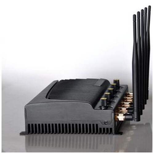 Wall Mounted Adjustable 5 Antenna Cell Phone & Wifi & GPS Jammer 40M