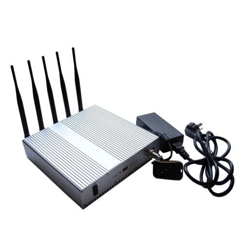 High Power 3G 4G LTE Mobile Phone Signal Blocker with Remote Control 40M