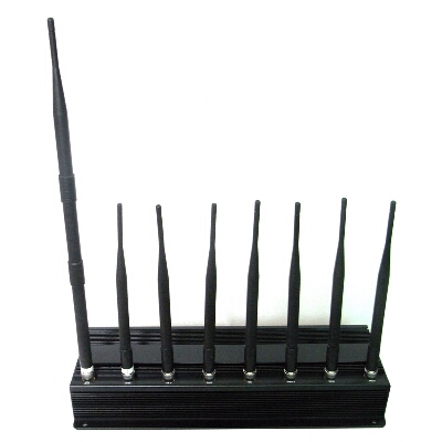 8 Antenna All in one for all 3G 4G Cell Phone,GPS,WIFI,Lojack Signal Blocker Jammer System 60M