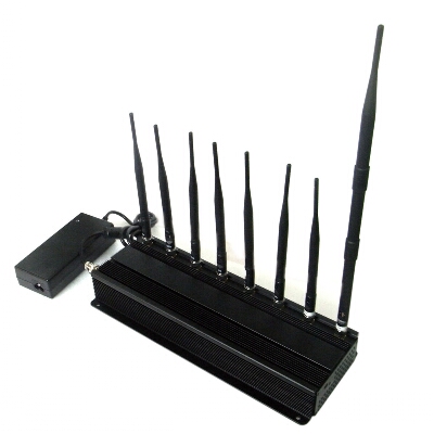 8 Antenna All in one for all Cell Phone,GPS,WIFI,RF,Lojack Signal Blocker Jammer System 60M